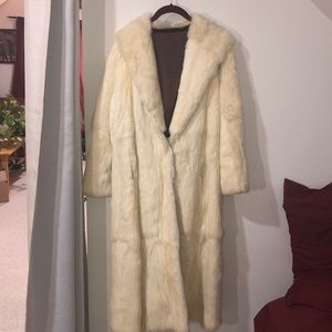 Sold on MERCARI Full rabbit fur coat *vintage*